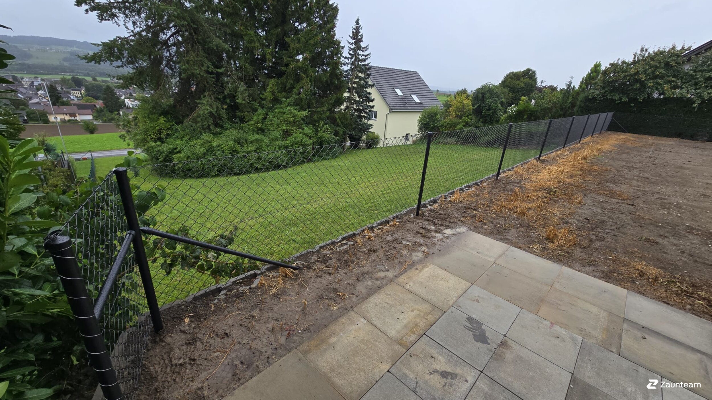 Maschendrahtzaun aus dem 2025 in 8555 Müllheim Dorf Schweiz von Zaunteam Thurgau AG.