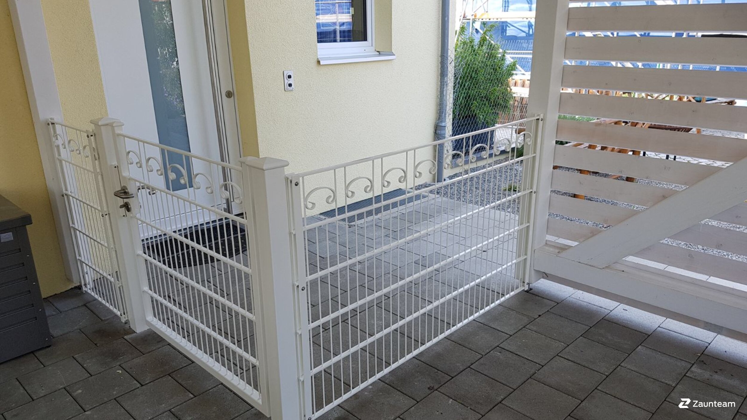 Decorzaun aus dem 2017 in 8564 Gunterswilen Schweiz von Zaunteam Thurgau AG.