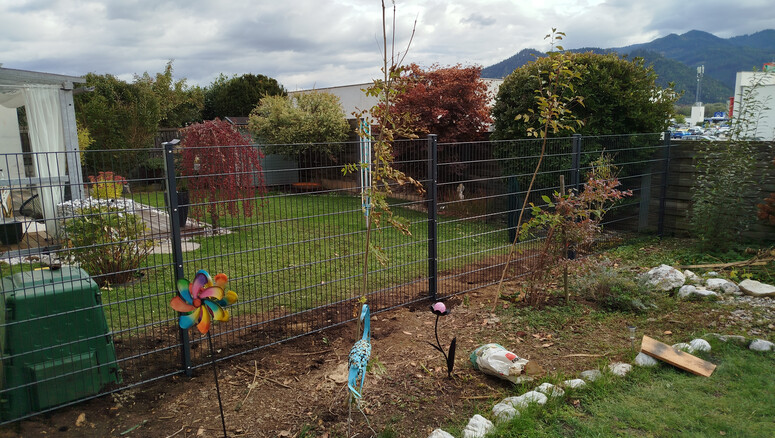 Doppelstabmattenzaun aus dem 2025 in 8641 St. Marein Österreich von Zaunteam Obersteiermark-Ost.