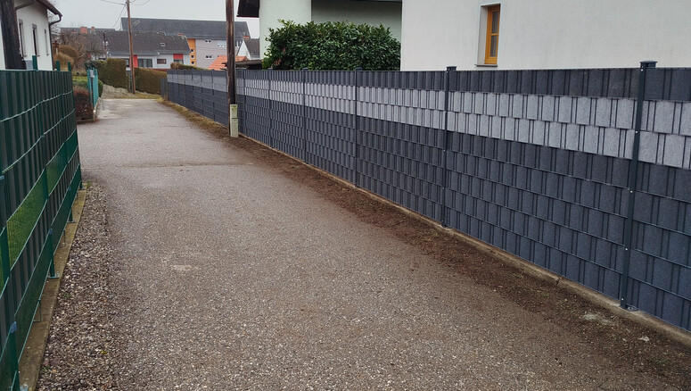 Flecht Sichtschutz aus dem 2025 in 8605 St. Lorenzen Österreich von Zaunteam Obersteiermark-Ost.