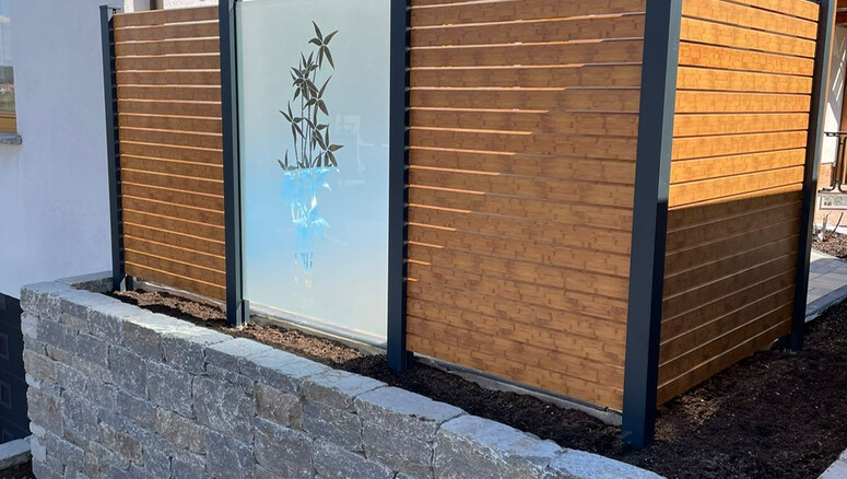 Aluminium Sichtschutz aus dem 2023 in 96450 Coburg Deutschland von Zaunteam Coburg.