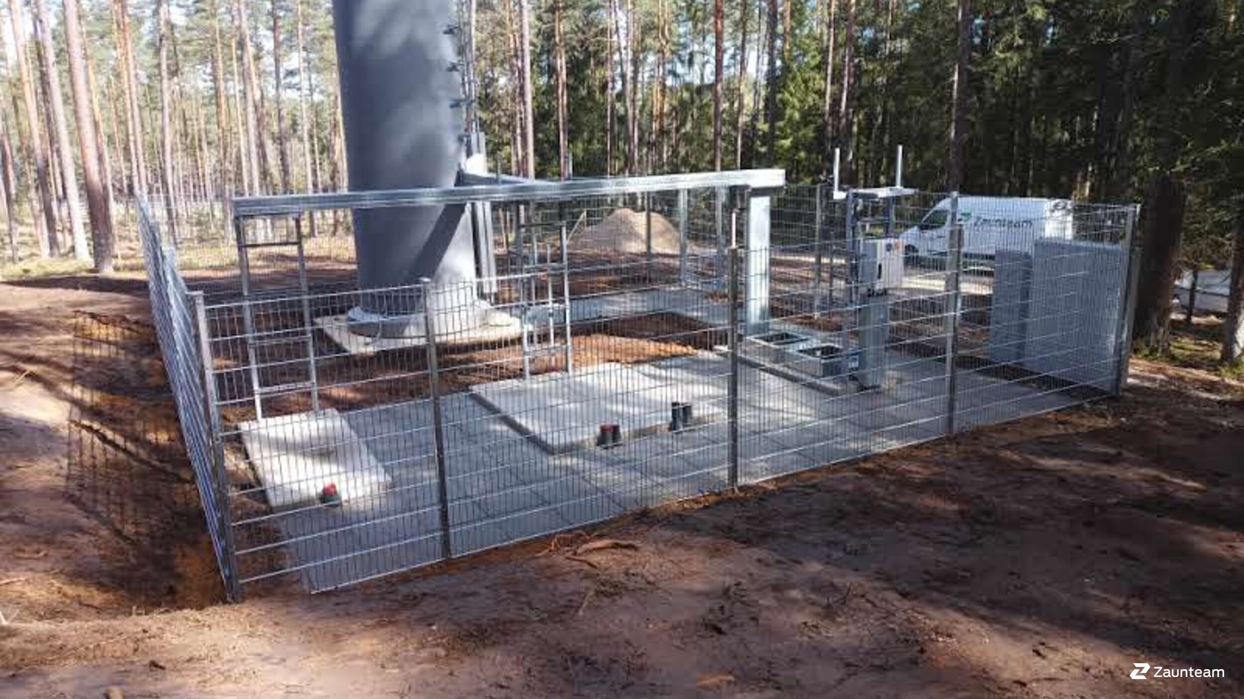 Clôture en panneau double fil de 2025 à 91189 Rohr Allemagne de Zaunteam Nürnberg.