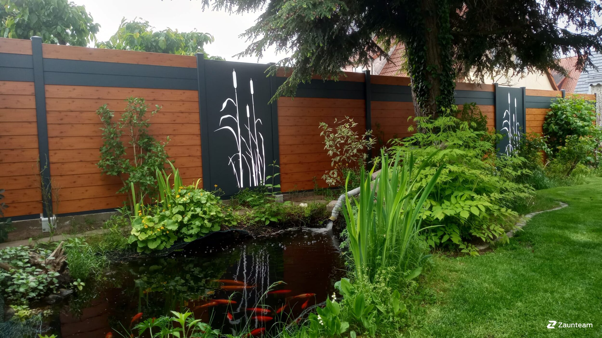 Aluminium Sichtschutz aus dem 2024 in 91154 Roth Deutschland von Zaunteam Nürnberg.