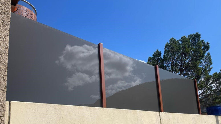 Glas Sichtschutz aus dem 2025 in 1337 Vallorbe Schweiz von Swissclôture Nord Vaudois.
