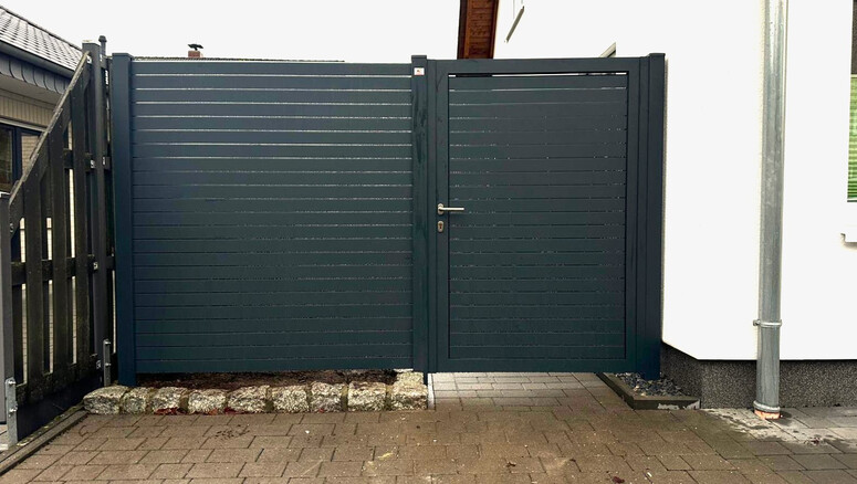 Aluminium Sichtschutz aus dem 2026 in 48653 Coesfeld Deutschland von Zaunteam Münsterland.