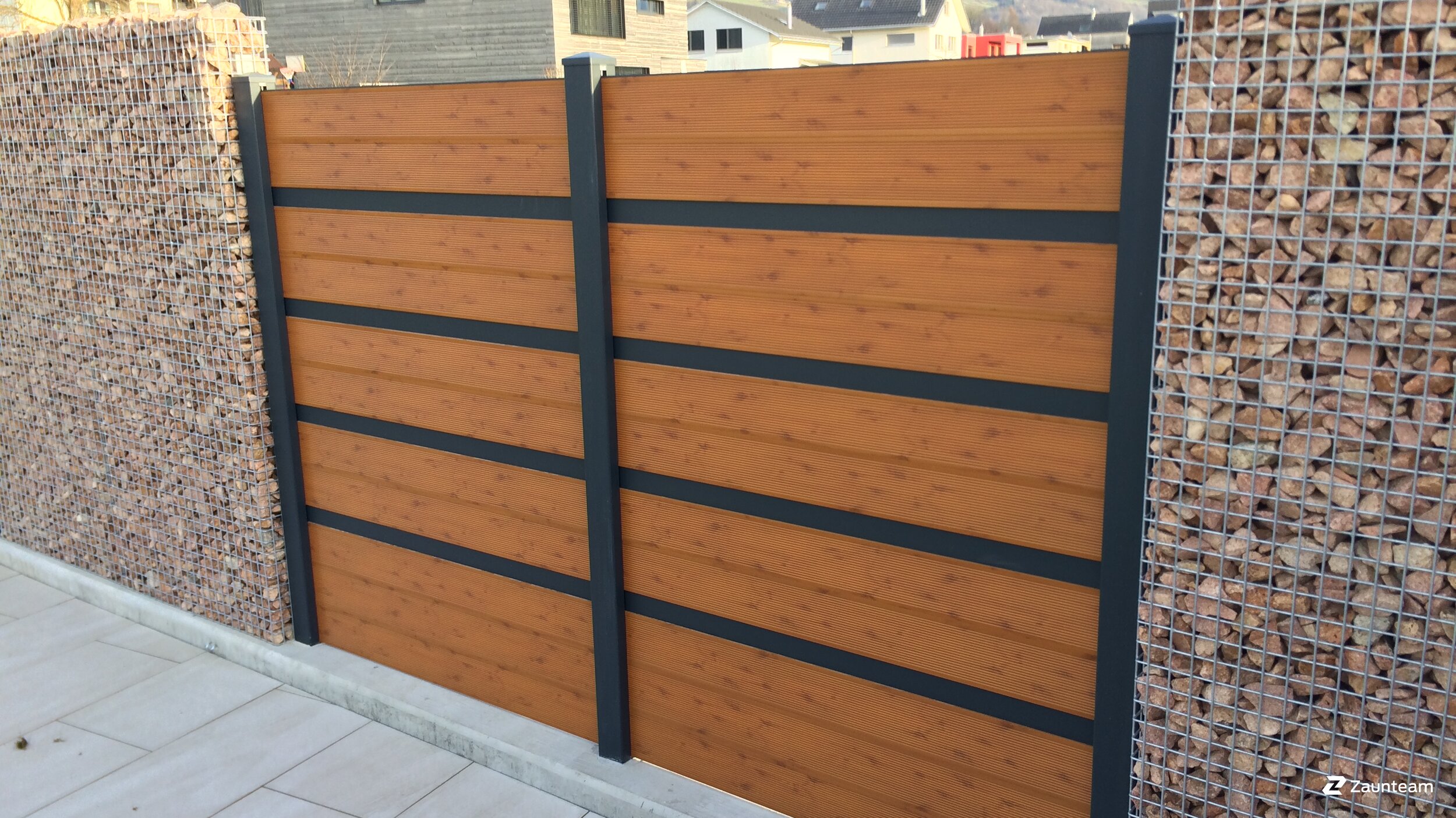 Aluminium Sichtschutz aus dem 2016 in 8722 Kaltbrunn Schweiz von Zaunteam Linth.