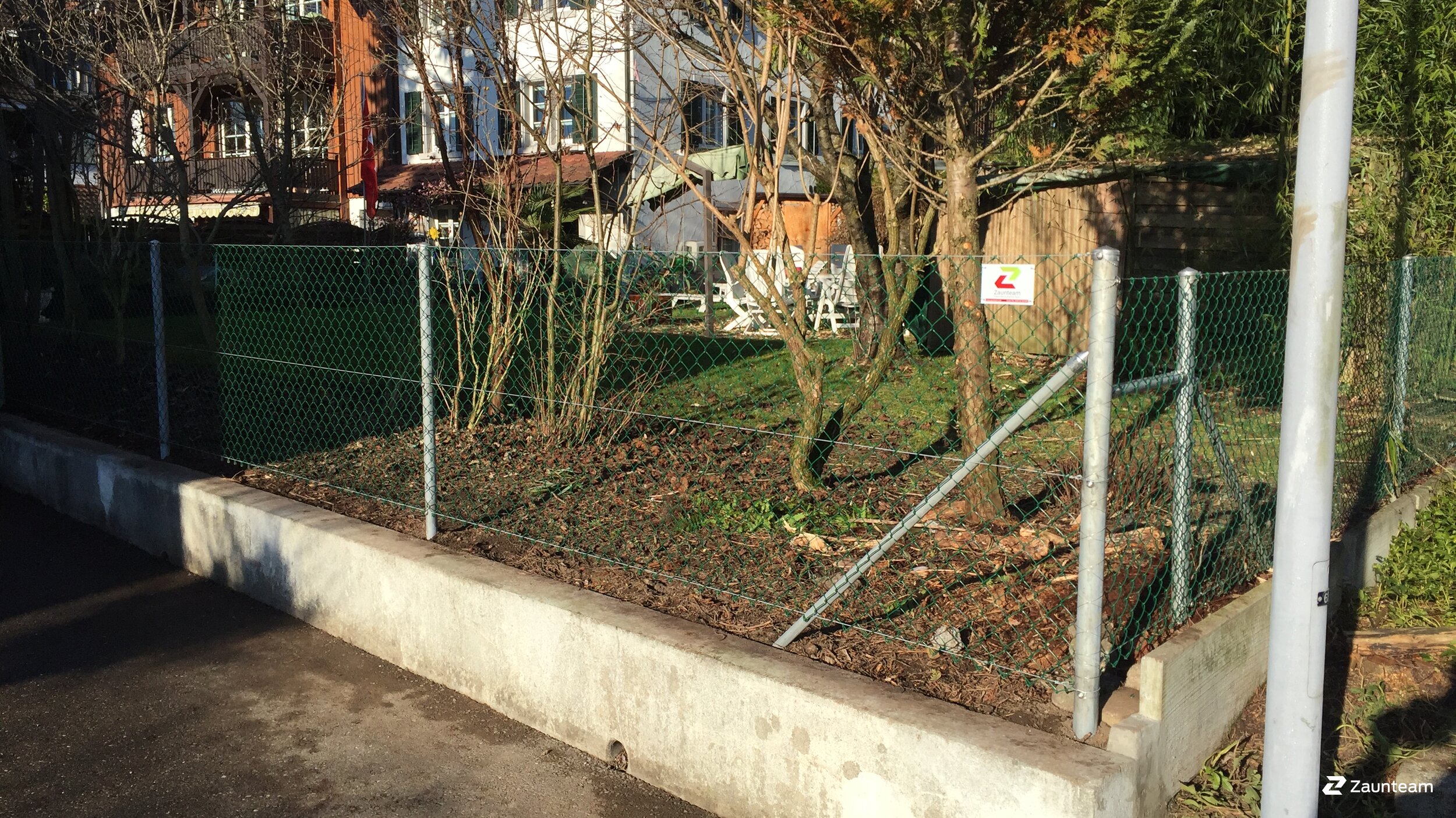 Diagonalgeflecht aus dem 2016 in 8634 Hombrechtikon Schweiz von Zaunteam Linth.