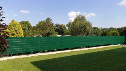 Protection brise-vue en tressage de 2020 à 2340 Mödling Autriche de Zaunteam Wienerwald.