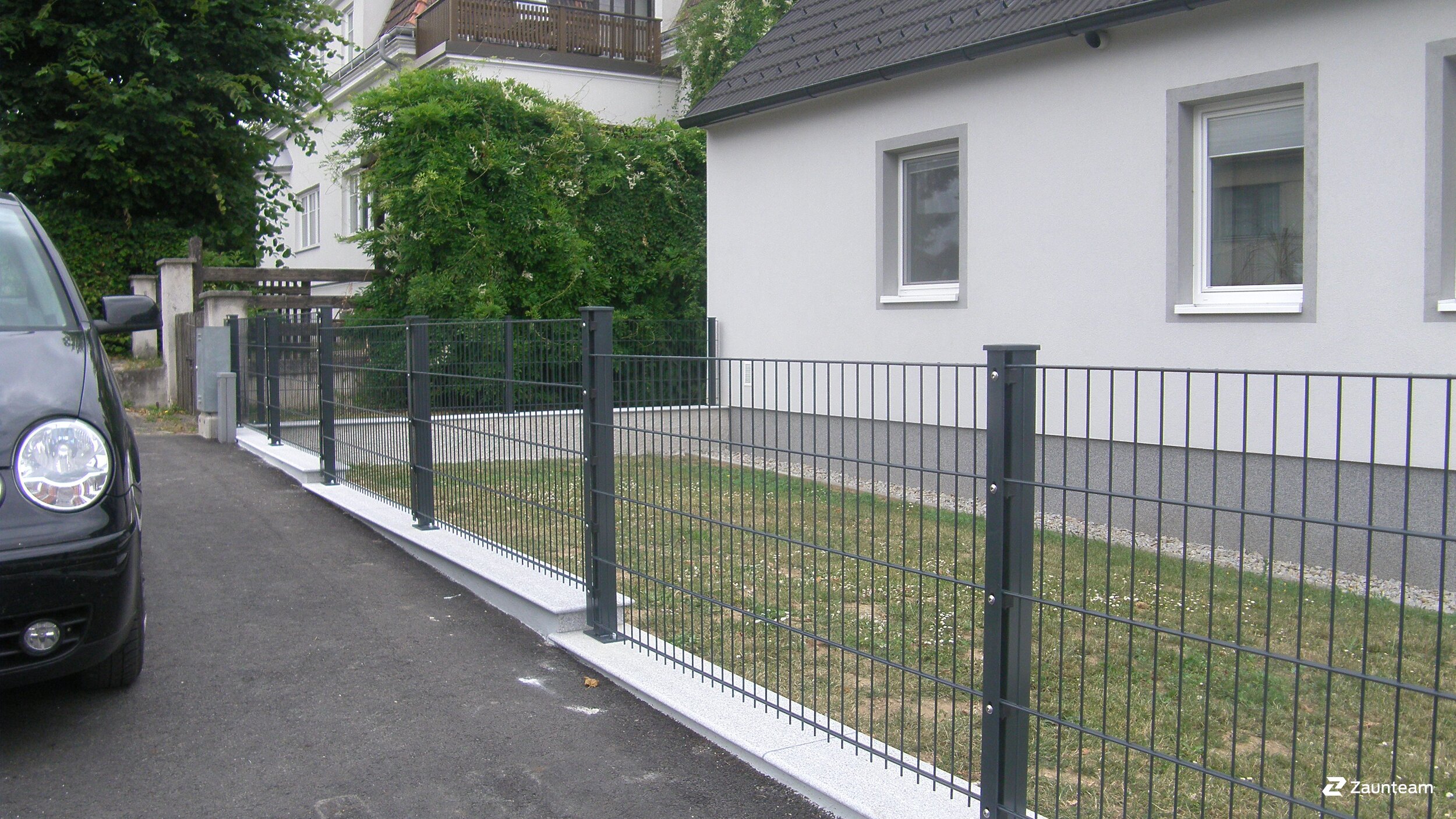 Doppelstabmattenzaun aus dem 2021 in 3040 Neulengbach Österreich von Zaunteam Wienerwald.