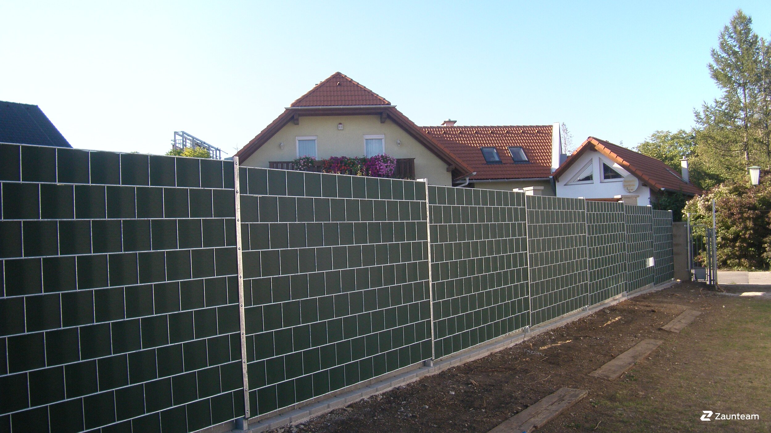 Flecht Sichtschutz aus dem 2021 in 2345 Brun am Gebirge Österreich von Zaunteam Wienerwald.