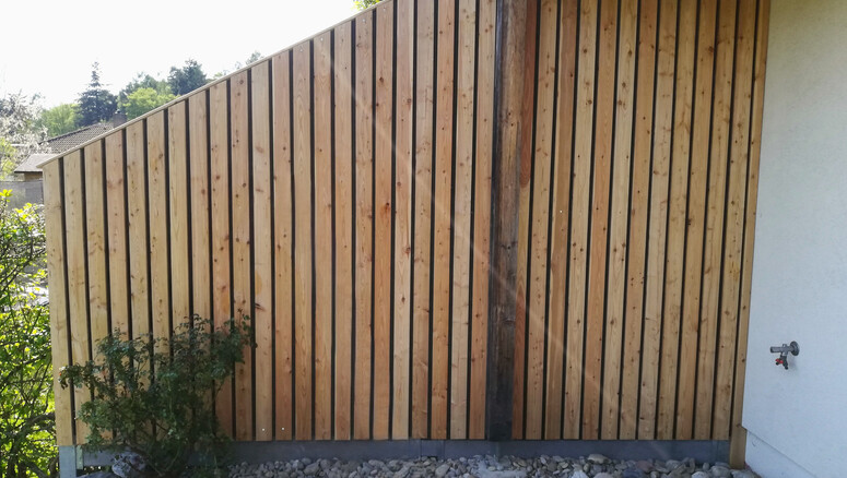 Holz Sichtschutz aus dem 2026 in 3040 Neulengbach Österreich von Zaunteam Wienerwald.