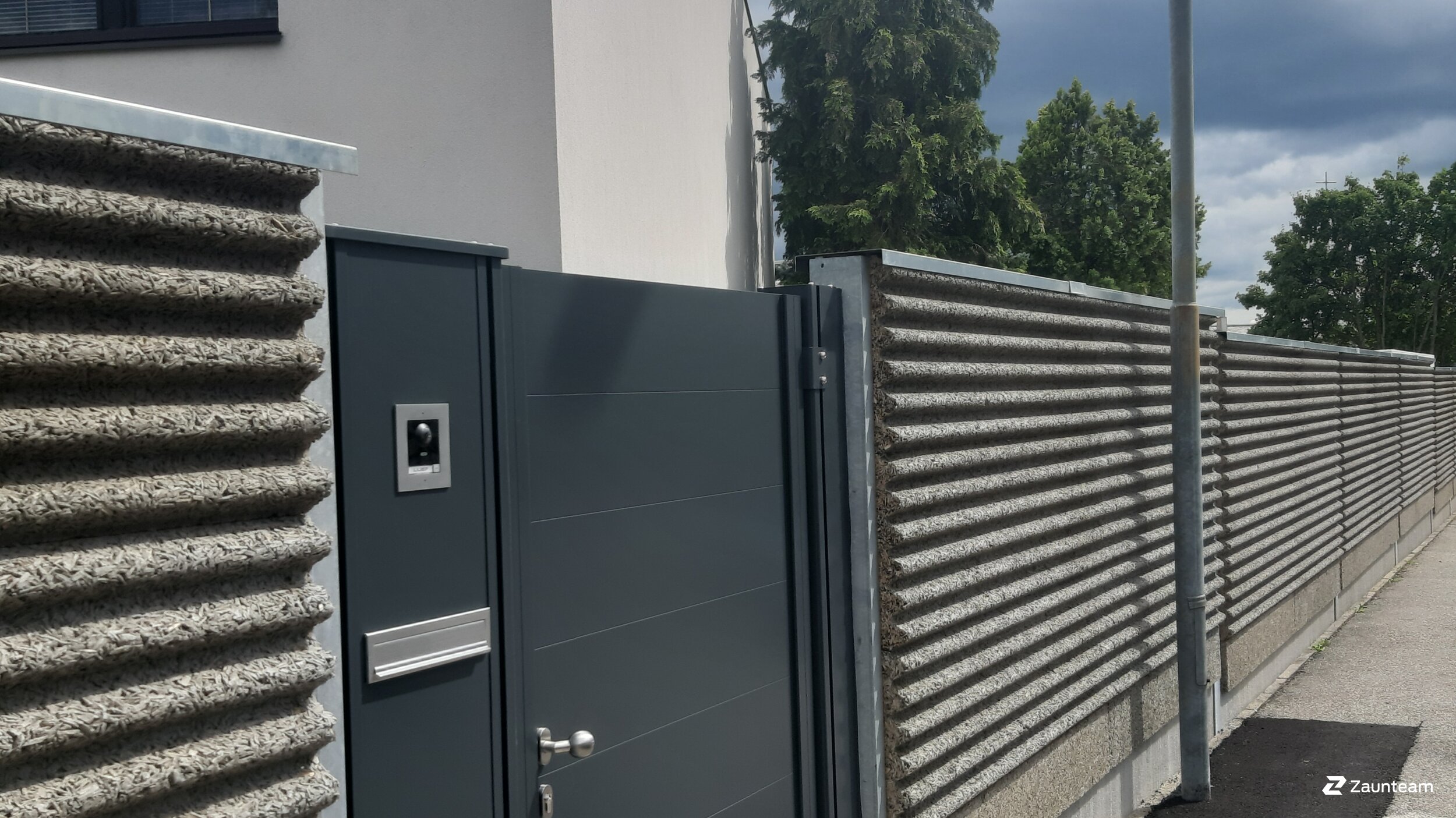 Lärmschutzzaun aus dem 2021 in 2630 Ternitz Österreich von Zaunteam Schneebergland.