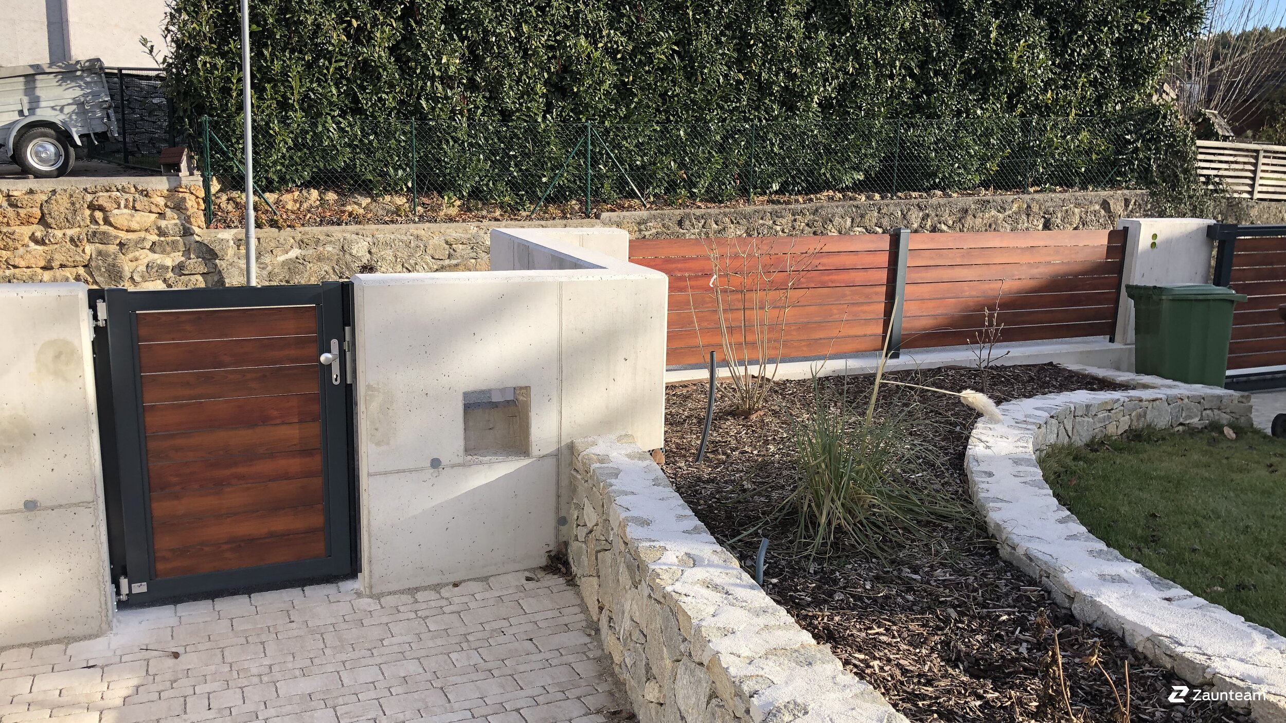 Aluminium Sichtschutz aus dem 2021 in 2620  Oberdanegg Österreich von Zaunteam Schneebergland.