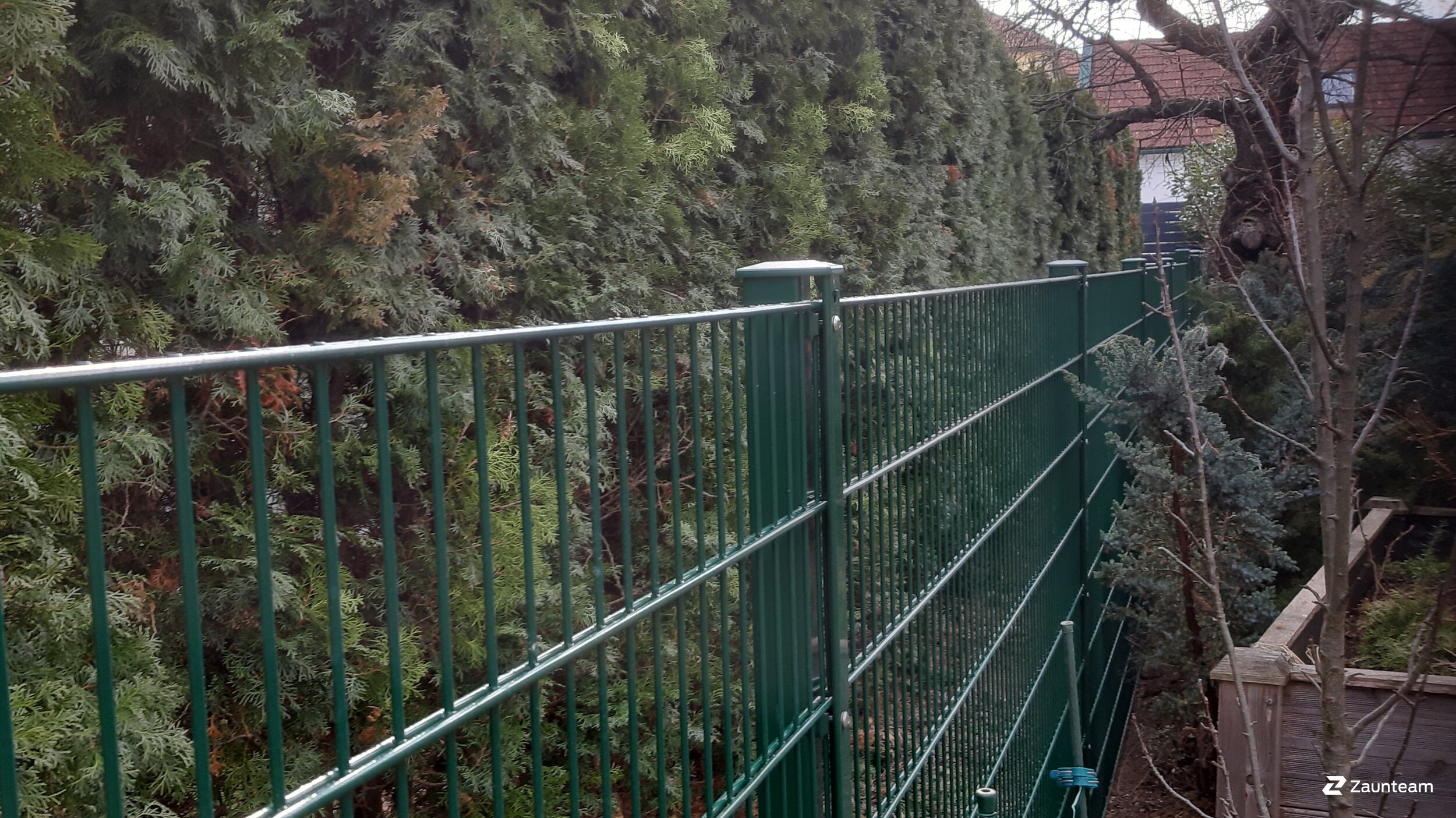 Doppelstabmattenzaun aus dem 2022 in 2620 Raglitz Österreich von Zaunteam Schneebergland.