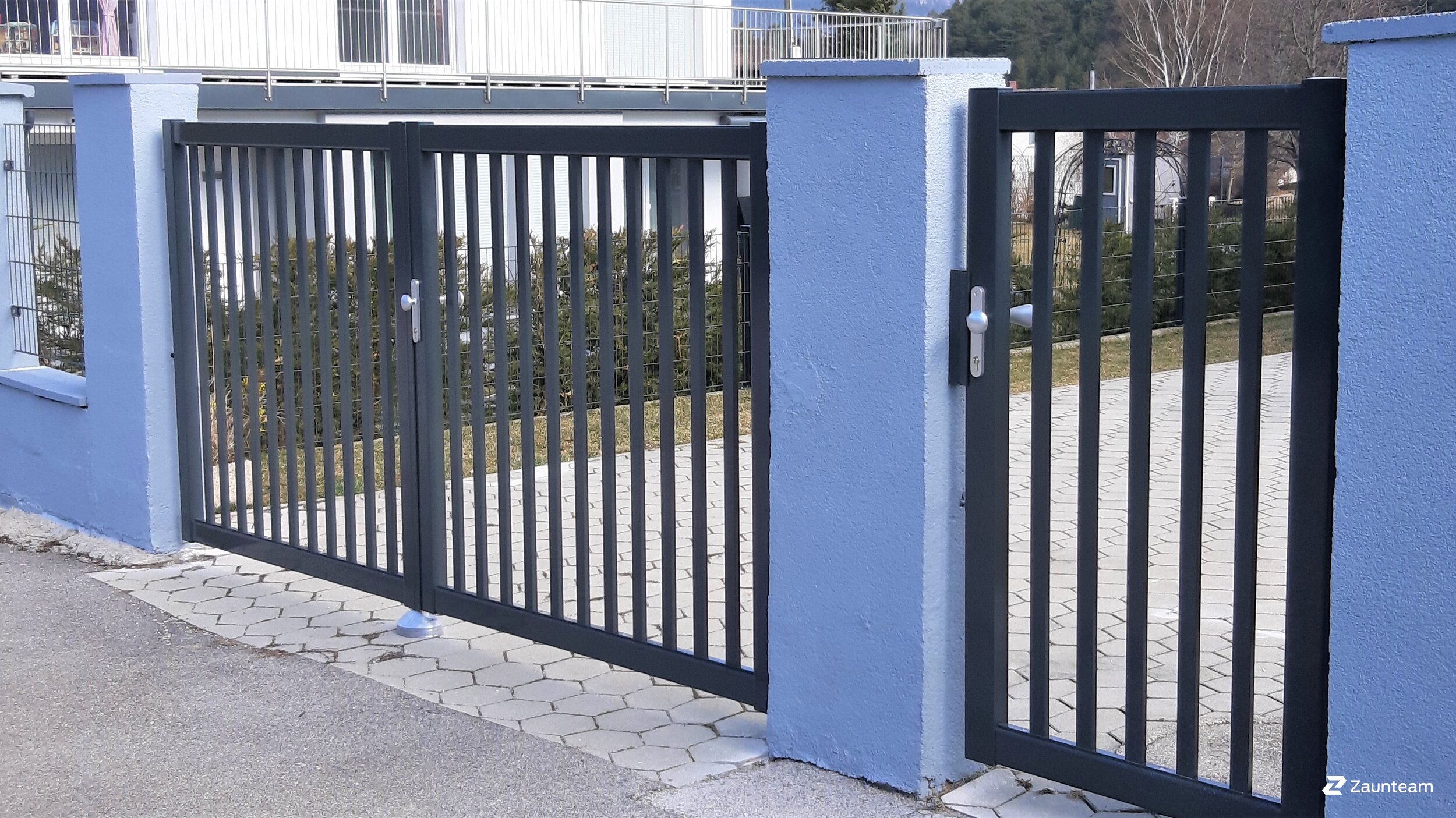 Aluzaun aus dem 2022 in Puchberg 2734 Österreich von Zaunteam Schneebergland.