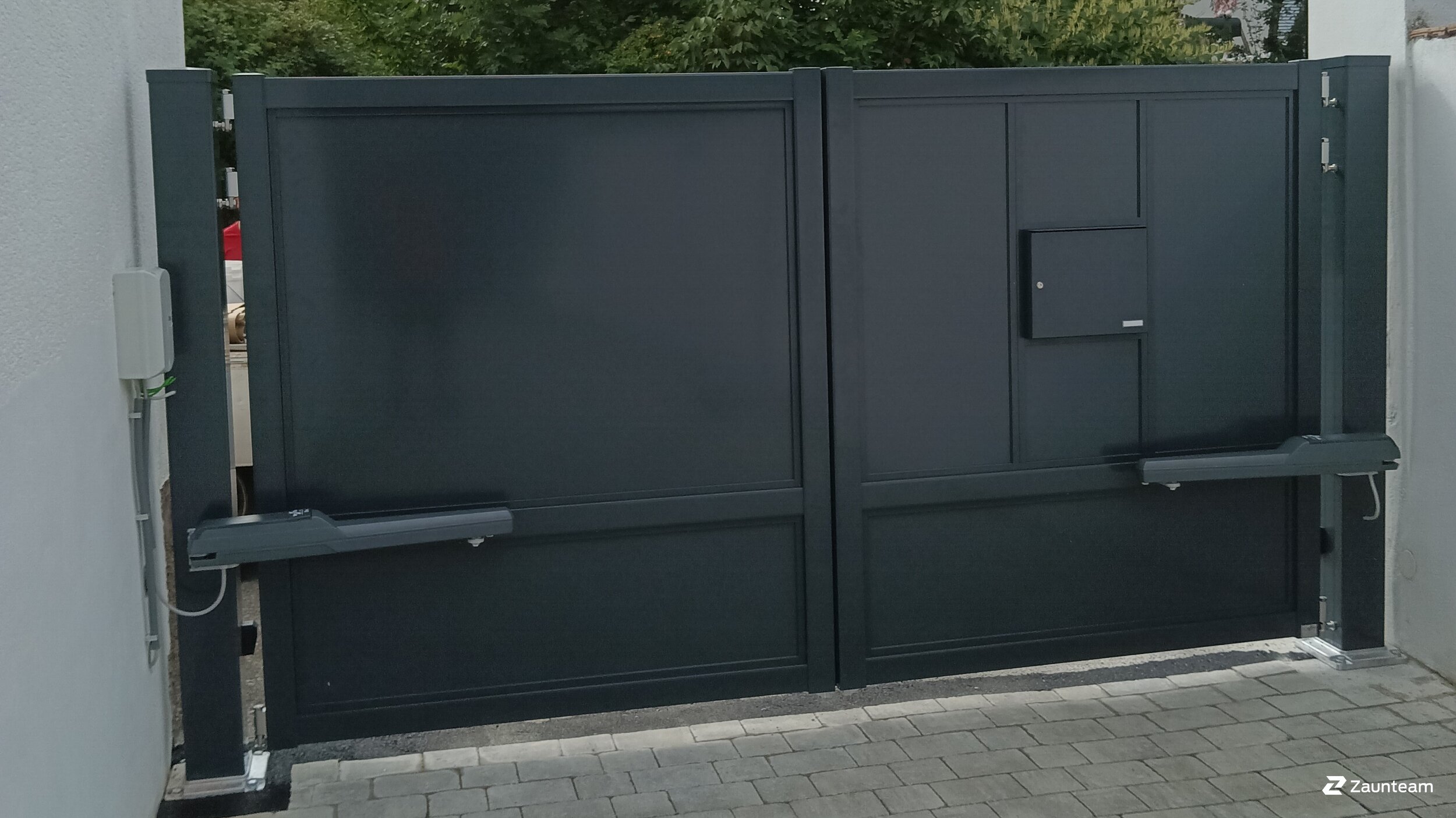 Aluminium Sichtschutz aus dem 2023 in 2632 Grafenbach Österreich von Zaunteam Schneebergland.