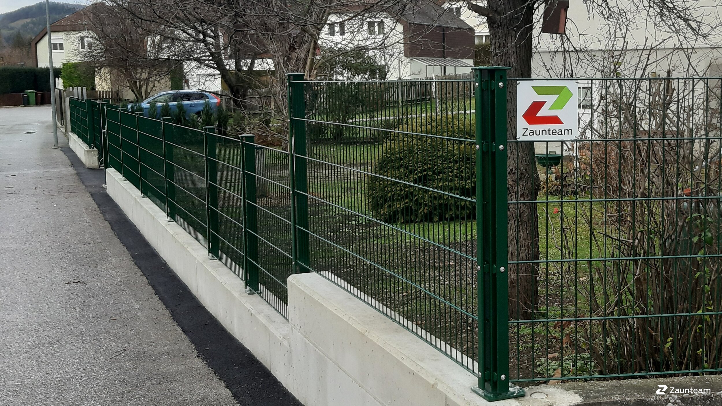 Clôture en panneau double fil de 2019 à 2640 Gloggnitz Autriche de Zaunteam Schneebergland.