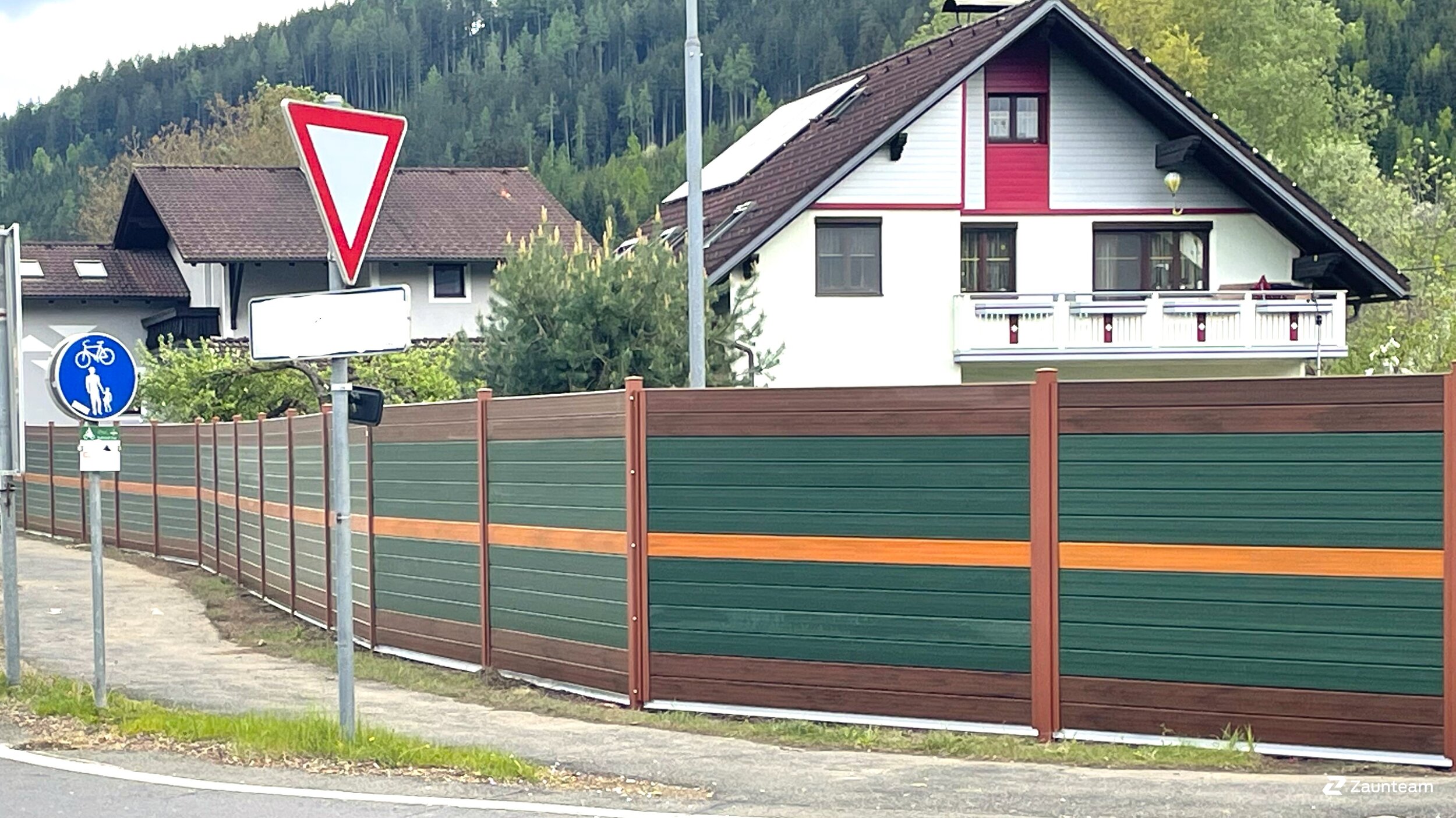 Lärmschutzzaun aus dem 2024 in 8643 Kindberg Österreich von Zaunteam Schneebergland.