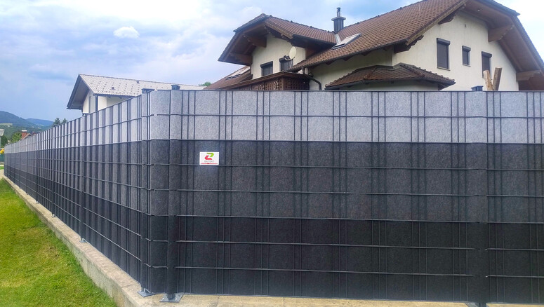 Flecht Sichtschutz aus dem 2025 in 2640 Wörth Österreich von Zaunteam Schneebergland.