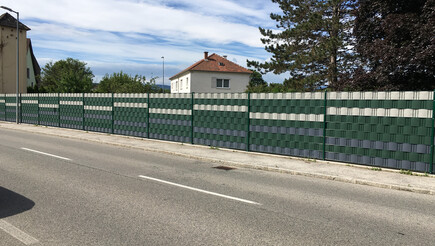 Flecht Sichtschutz aus dem 2016 in 2620 Neunkirchen Österreich von Zaunteam Schneebergland.