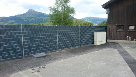 Flecht Sichtschutz aus dem 2017 in 6370 Kitzbühel Schwarzsee Österreich von Zaunteam Tirol Unterland.