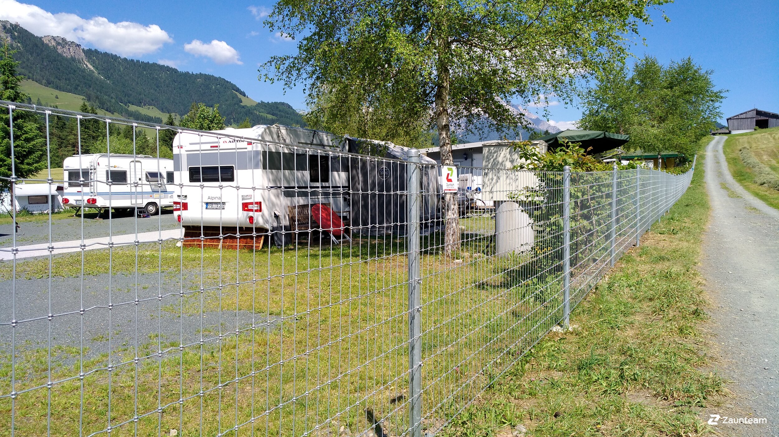 Knotengitter aus dem 2017 in 6391 Fieberbrunn Österreich von Zaunteam Tirol Unterland.