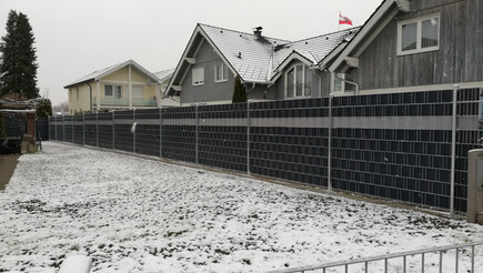 Flecht Sichtschutz aus dem 2018 in 6842 Koblach Österreich von Zaunteam Vorarlberg.
