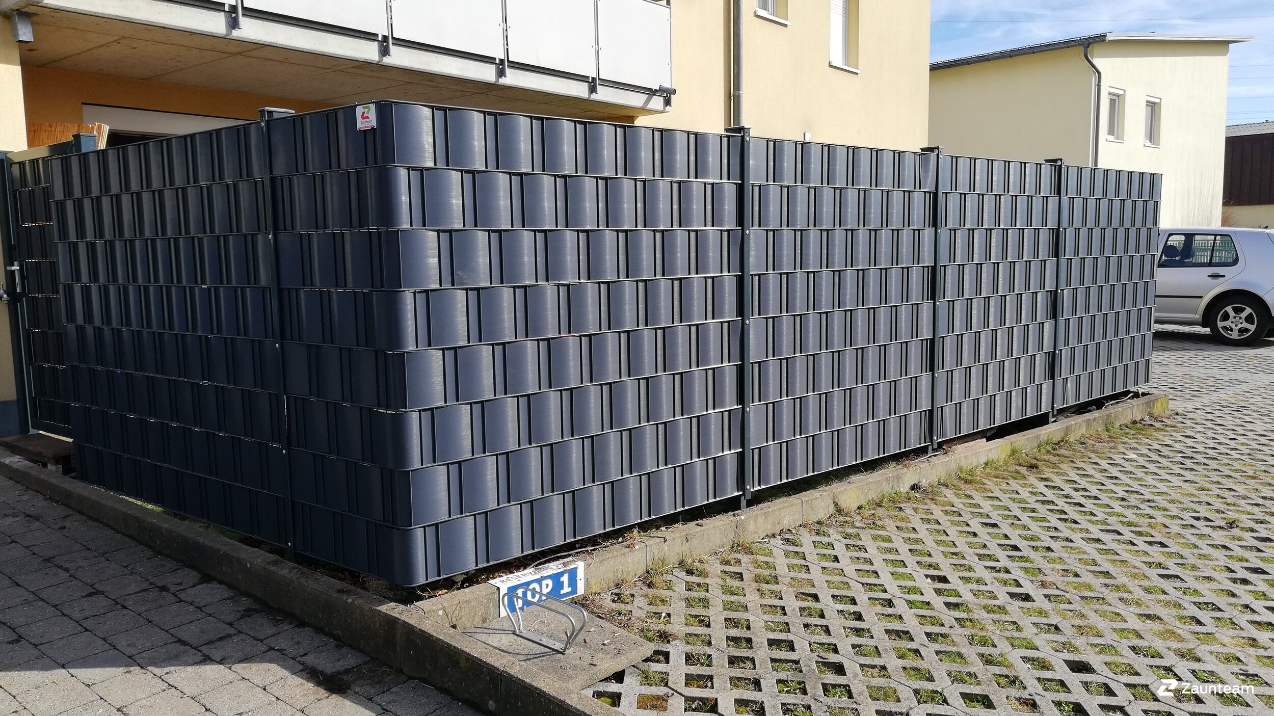 Doppelstabmattenzaun aus dem 2018 in 6923 Lauterach Österreich von Zaunteam Vorarlberg.