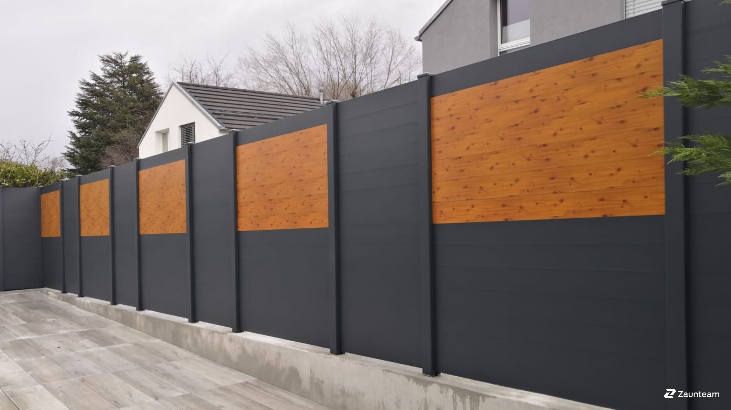 Aluminium Sichtschutz aus dem 2019 in 1228 Plan-les-Ouates Schweiz von Swissclôture Genève.