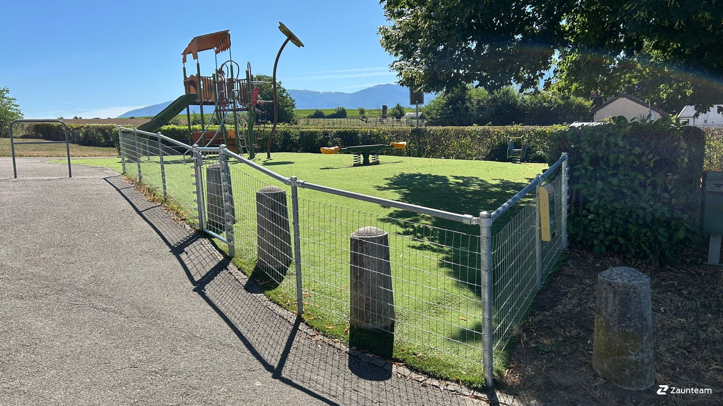 Treillis noué de 2025 à 1287 Laconnex Suisse de Swissclôture Genève.
