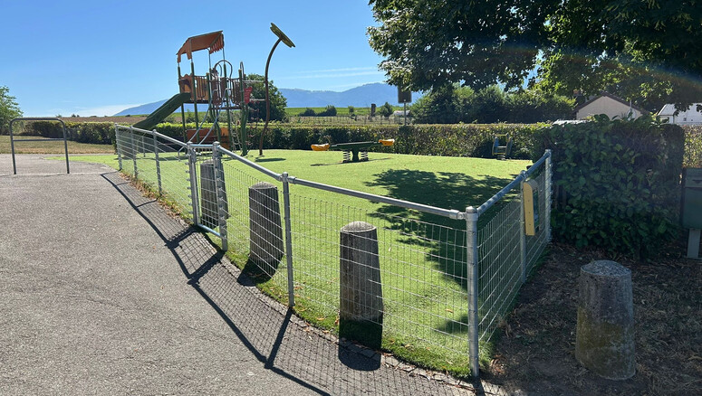 Treillis noué de 2025 à 1287 Laconnex Suisse de Swissclôture Genève.