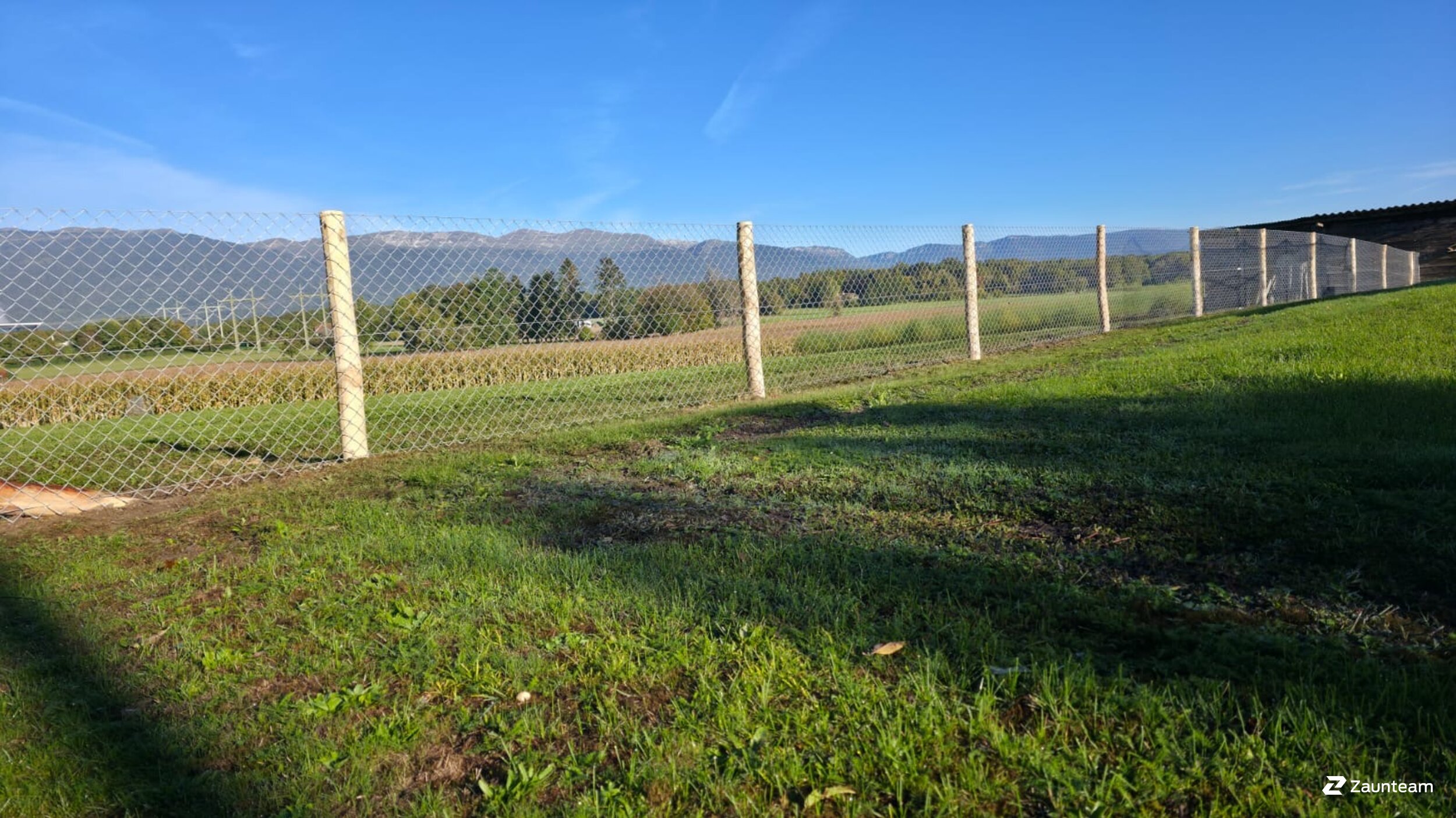 Maschendrahtzaun aus dem 2025 in 1217 Meyrin Schweiz von Swissclôture Genève.