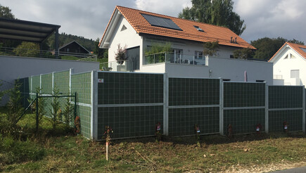 Clôture anti-bruit de 2016 à 1273 Arzier-le-Muids Suisse de Swissclôture Genève.