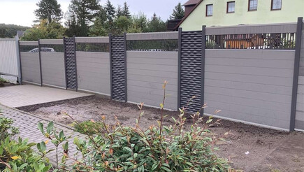 WPC Sichtschutz aus dem 2021 in 06198 Lieskau Deutschland von Zaunteam Halle.
