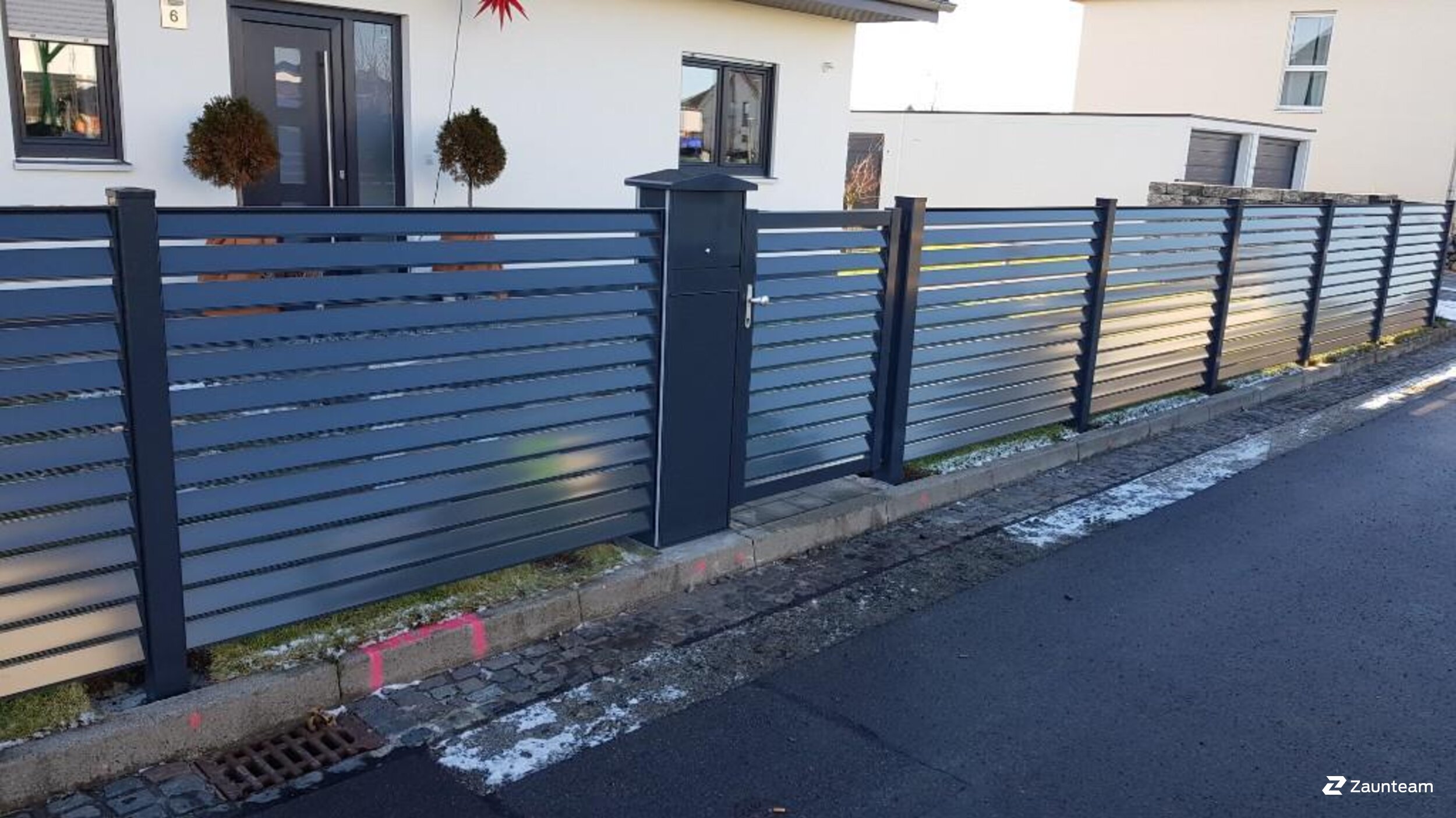 Aluminium Sichtschutz aus dem 2021 in 04519 Rackwitz OT Biesen Deutschland von Zaunteam Halle.