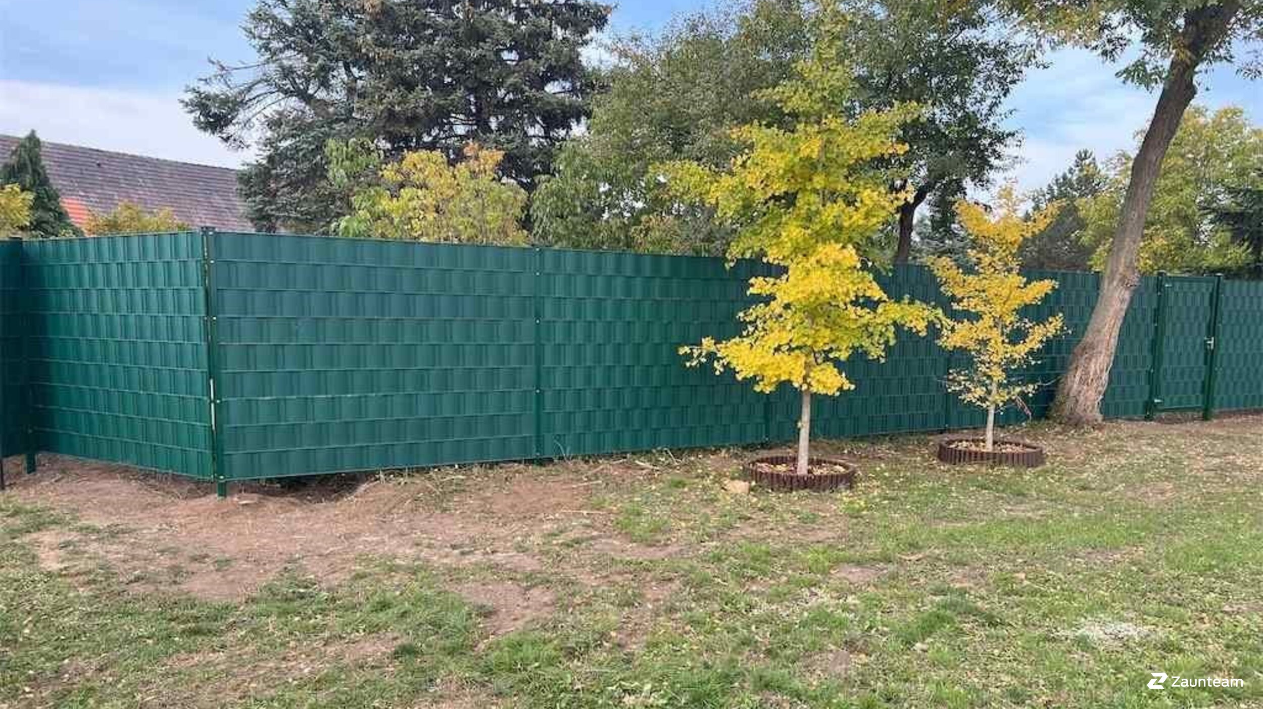 Protection brise-vue en tressage de 2022 à 06449 Schackenthal Allemagne de Zaunteam Halle.