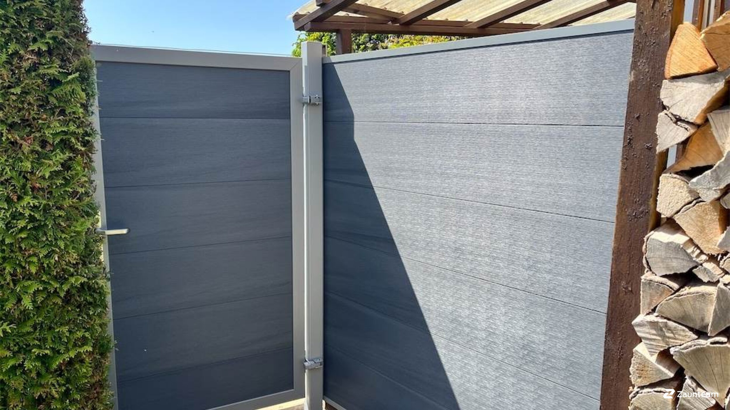 WPC Sichtschutz aus dem 2024 in 06188 Landsberg Deutschland von Zaunteam Halle.