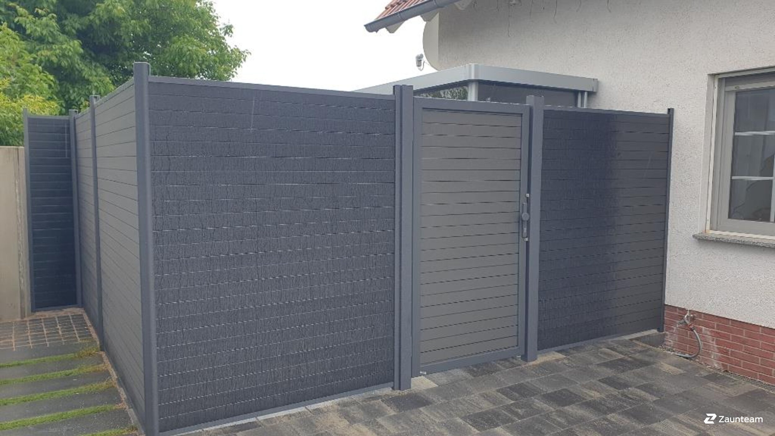 WPC Sichtschutz aus dem 2024 in 06556 Artern Deutschland von Zaunteam Halle.