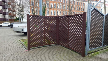 Protection brise-vue en aluminium de 2023 à 04317 Leipzig Allemagne de Zaunteam Halle.