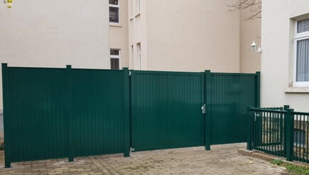 Protection brise-vue en aluminium de 2024 à 04315 Leipzig Allemagne de Zaunteam Halle.