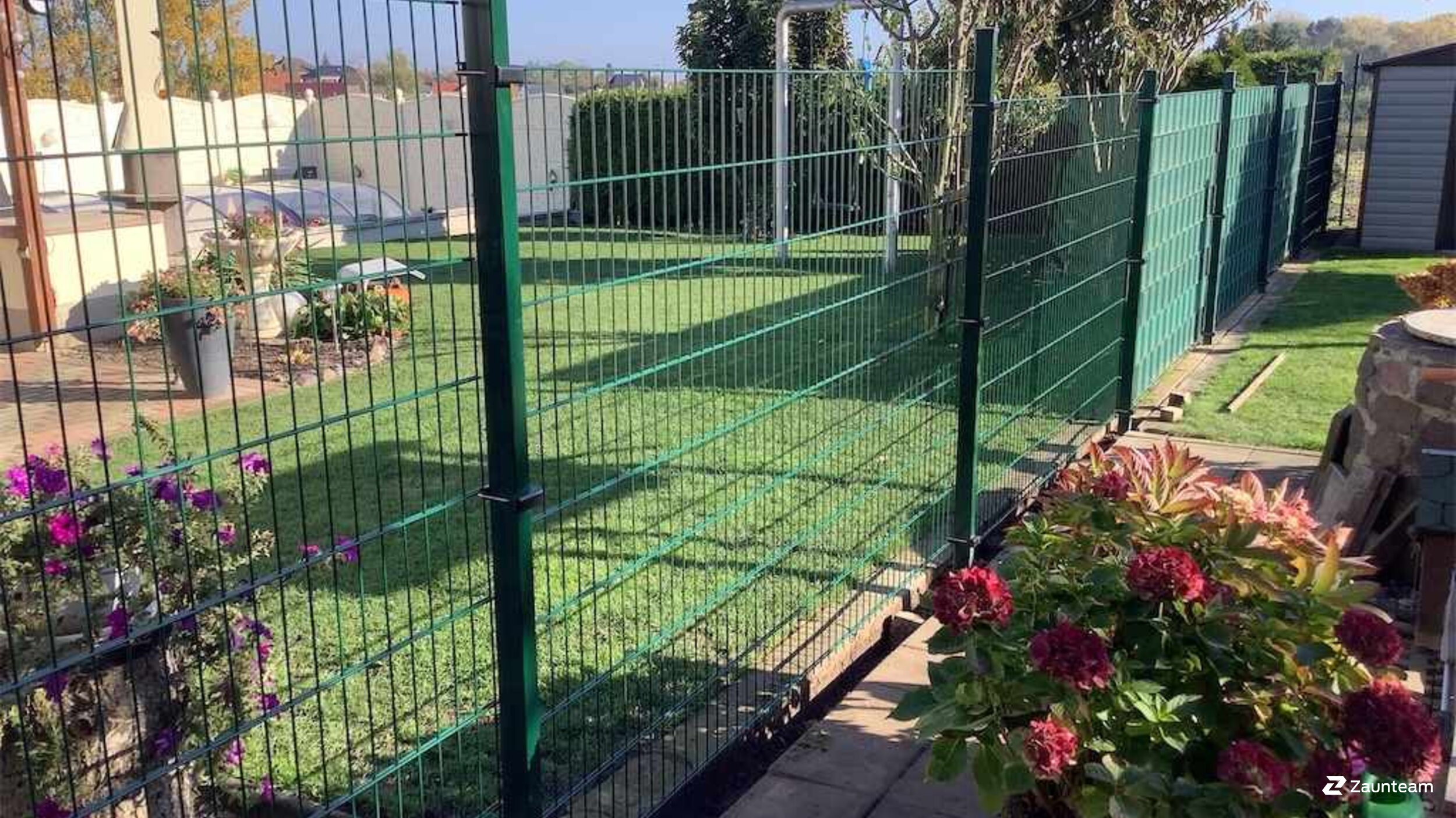 Doppelstabmattenzaun aus dem 2024 in 06188 Landsberg Deutschland von Zaunteam Halle.