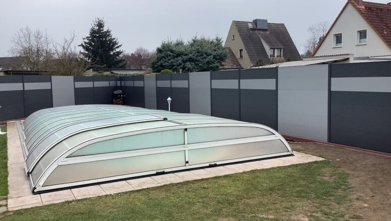 Protection brise-vue en aluminium de 2024 à 06249 Mücheln Allemagne de Zaunteam Halle.
