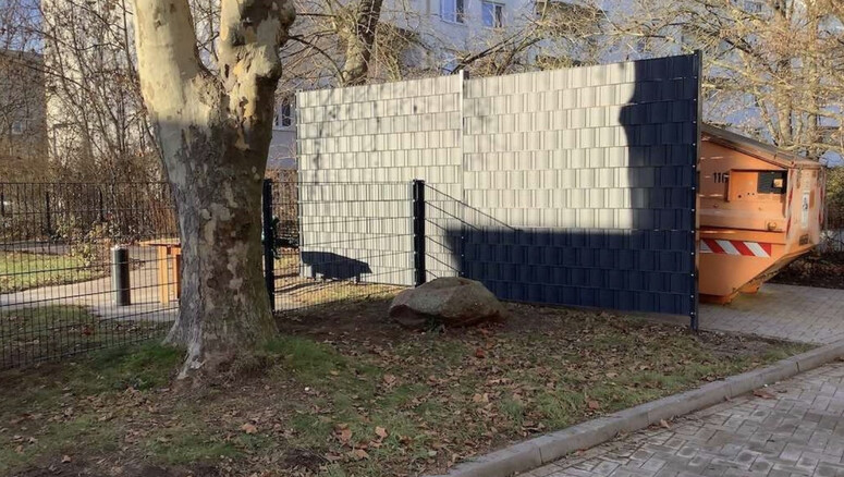 Protection brise-vue en tressage de 2025 à 06126 Halle Allemagne de Zaunteam Halle.