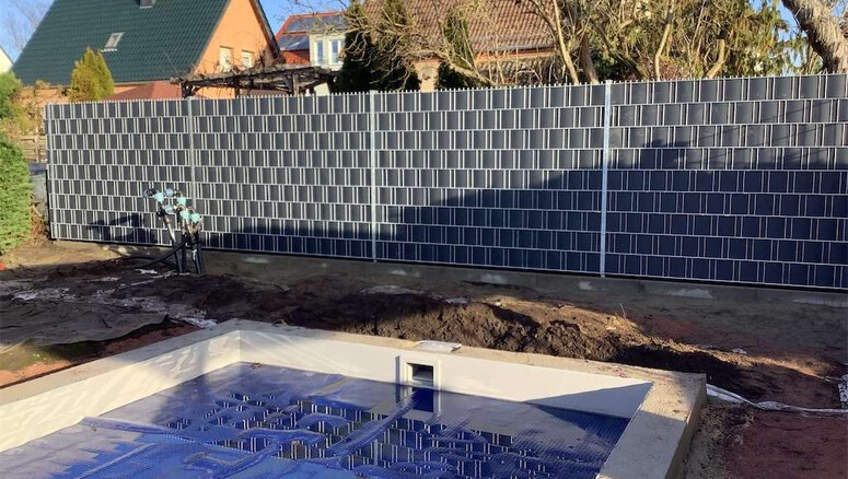 Flecht Sichtschutz aus dem 2025 in 06132 Halle Saale Deutschland von Zaunteam Halle.