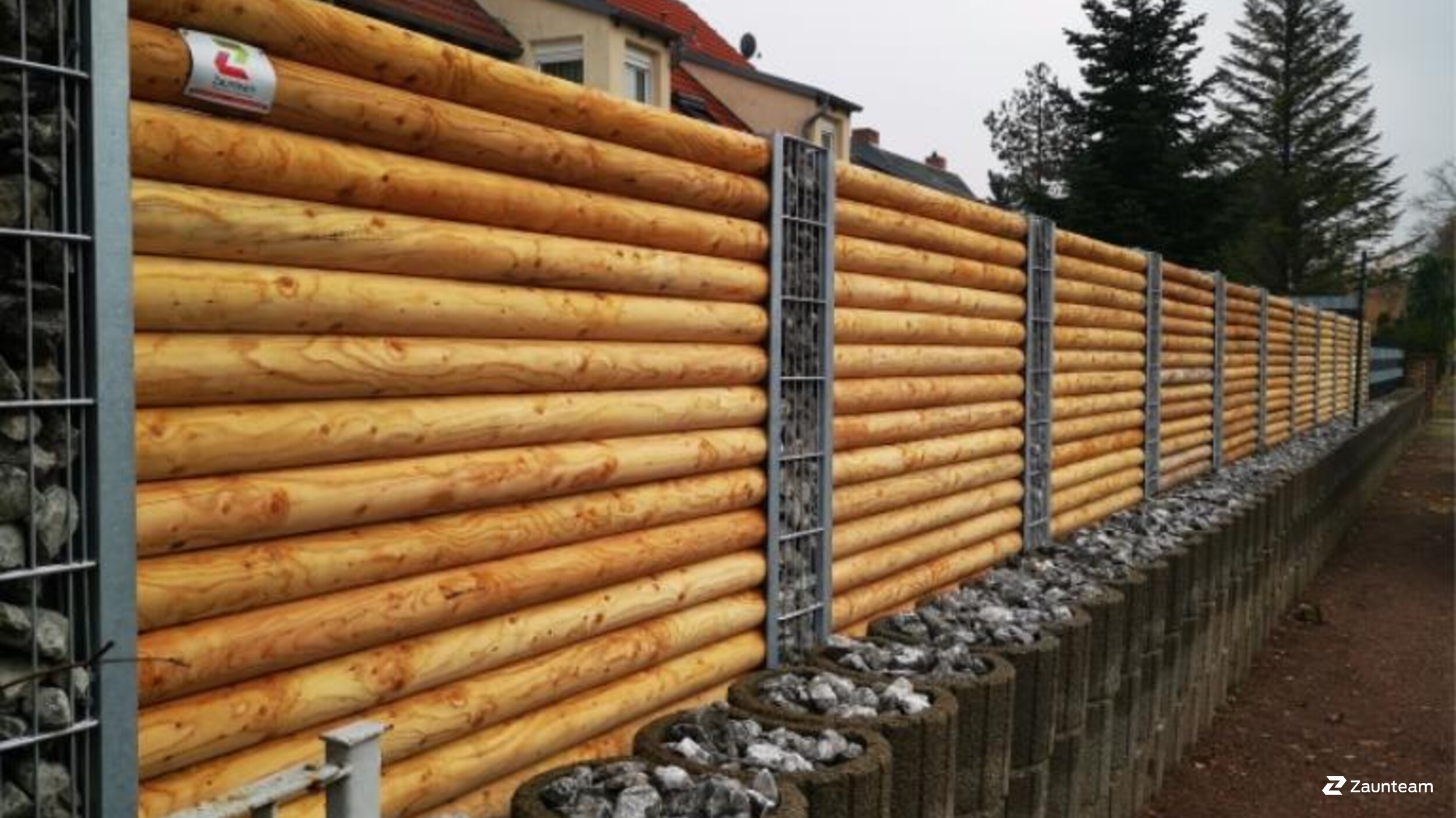 Gabionen Steinkörbe aus dem 2019 in 06120 Halle Deutschland von Zaunteam Halle.