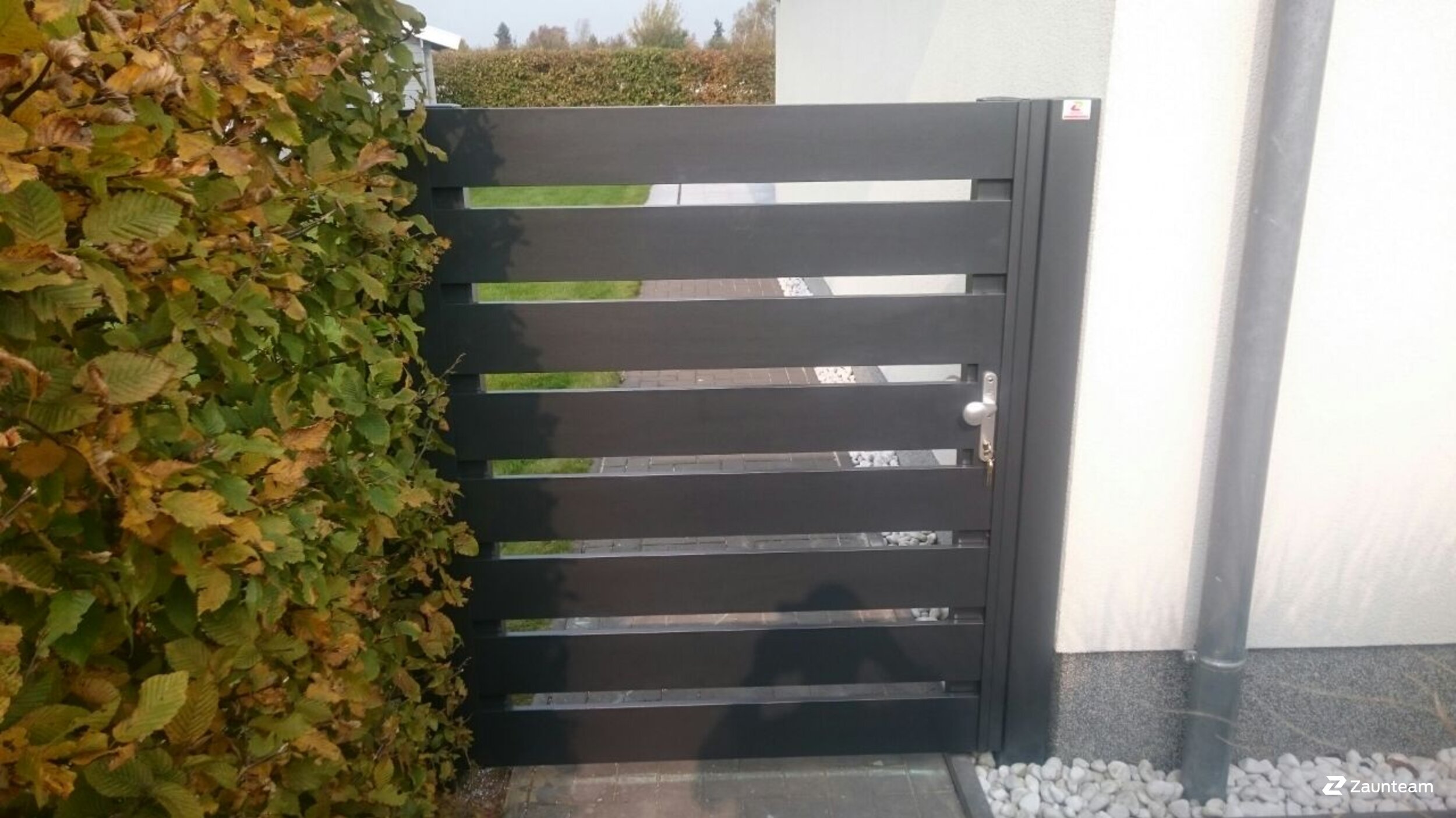 Aluminium Sichtschutz aus dem 2017 in 39343 Rottmersleben Deutschland von Zaunteam Fläming.