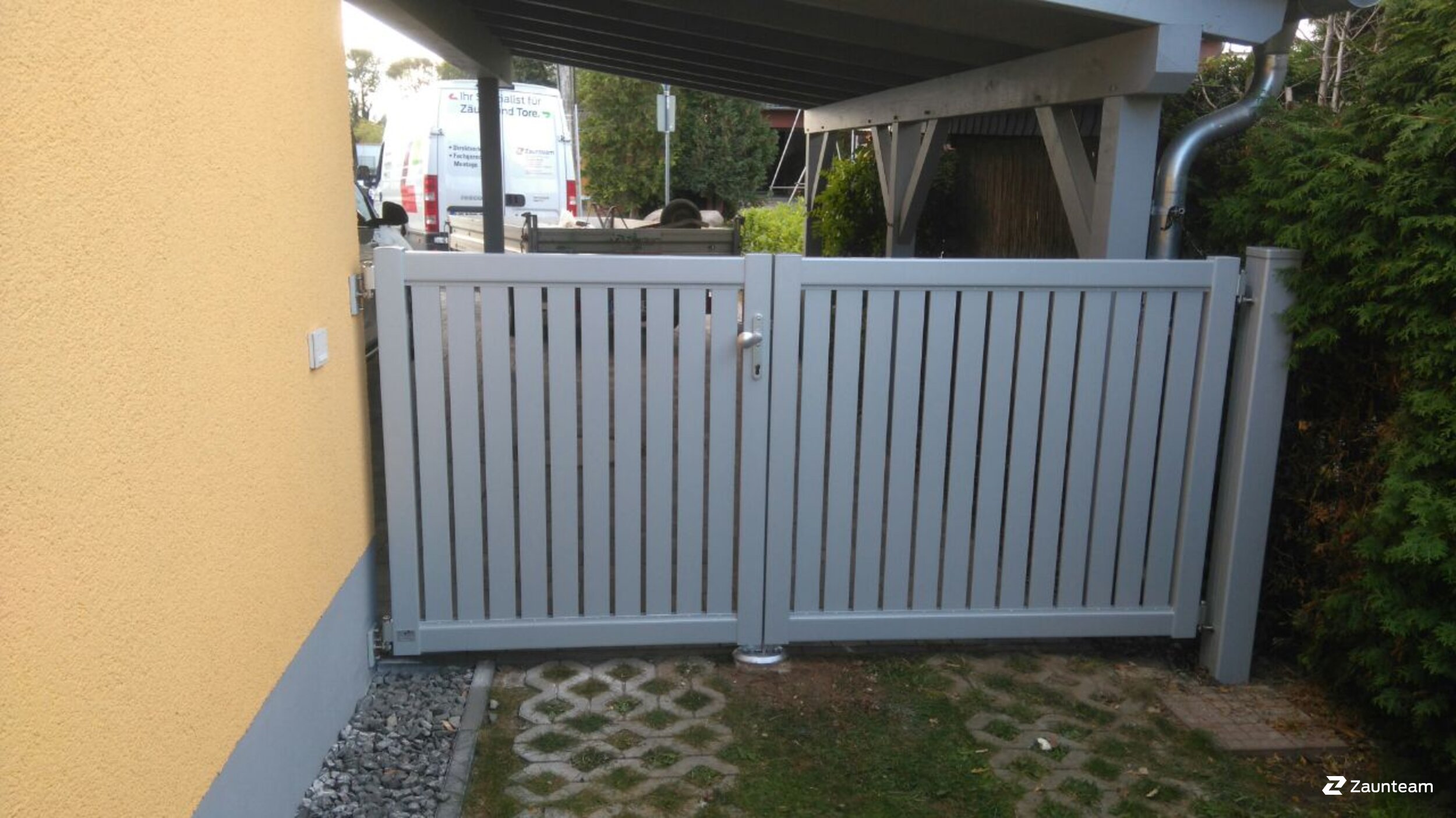 Aluminium Sichtschutz aus dem 2017 in 06869 Coswig (Anhalt) Deutschland von Zaunteam Fläming.