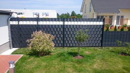 Protection brise-vue en tressage de 2017 à 06846 Dessau-Rosslau Allemagne de Zaunteam Fläming.