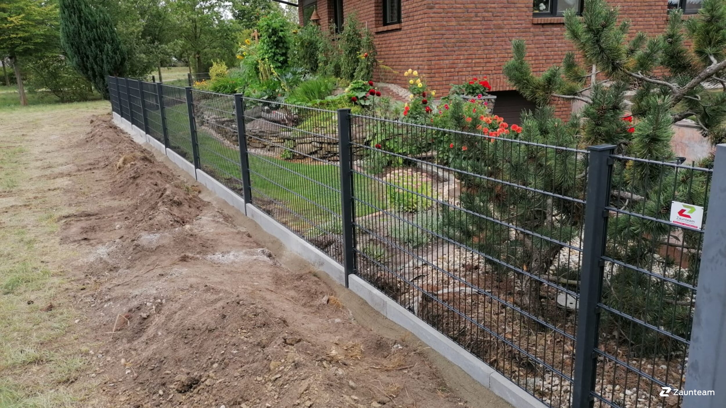 Clôture en panneau double fil de 2020 à 06847 Dessau-Rosslau Allemagne de Zaunteam Fläming.