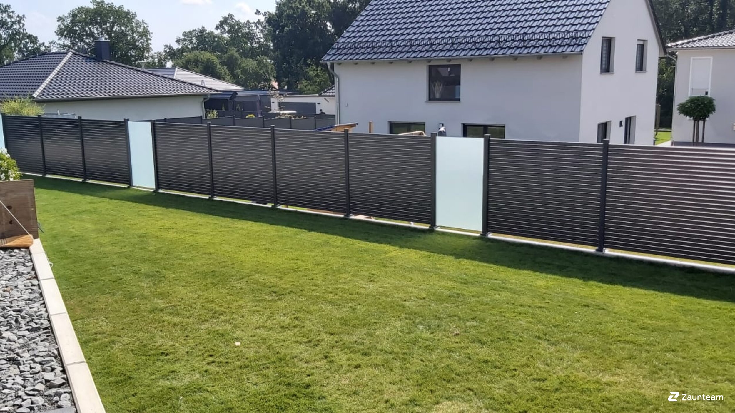 Protection brise-vue en aluminium de 2020 à 06886 Lutherstadt Wittenberg Allemagne de Zaunteam Fläming.